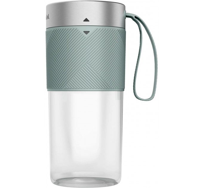 Блендер Tefal Lightmix портативний для смузі, чаша-300мл, USB, тритан, зеленый