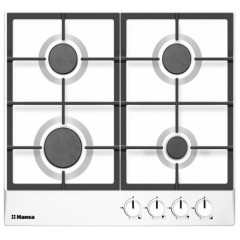 Варочная поверхность Hansa газовая, 60см, чугун, белый