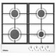 Варочная поверхность Hansa газовая, 60см, чугун, белый
