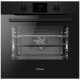 Духовой шкаф Hansa электрический, 77л, A, дисплей, конвекция, матовый черный