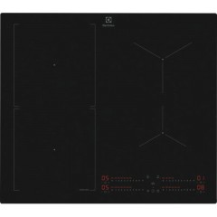Варильна поверхня Electrolux індукційна, 60см, розширена зона, датчик кипіння, Hob2Hood, чорний матовий