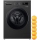 Пральна машина LG фронтальна, 6.5кг, 1200, A+++, 44см, дисплей, пара, інвертор, чорний