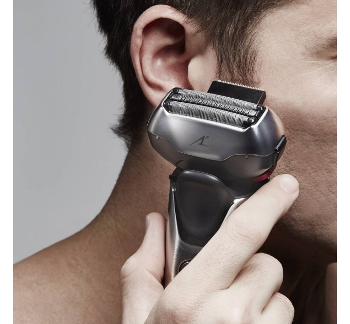 Бритва електр. Panasonic сіткова, 13000 об/хв, бритв.головок-3, Li-Ion, сух.+волог., тример, сірий