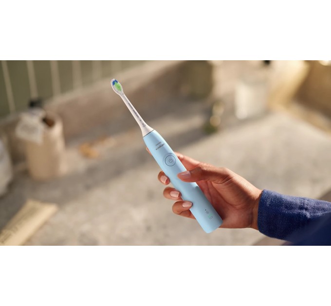 Щітка зубна електр. Philips, Sonicare 5300 Series, 62т. колив/хв, насадок-1, блакитний
