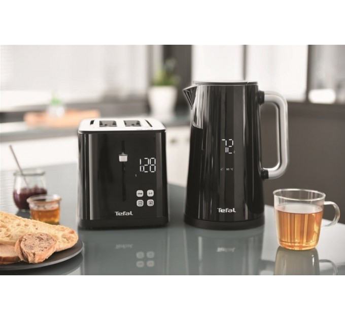 Тостер Tefal Digital 850Вт, LED дисплей, пластик, черный