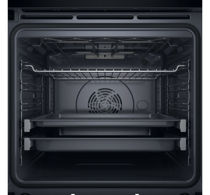 Духовой шкаф Whirlpool электрический, 73л, A+, дисплей, конвекция, телескопические направляющие, черный