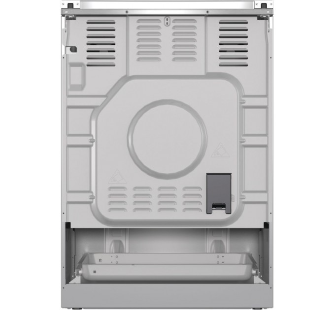 Плита Gorenje комби, 71л, 60x60см, дисплей, чугун, с крышкой, программатор IconLed,нерж