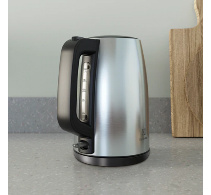 Електрочайник Electrolux 1.7л, Strix, метал, нерж. сталь