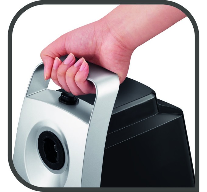 Мясорубка Tefal HV1 7in1, 1400Вт, 1.7кг/мин, 3 решетки, насадка для колбас, 3 терки, пластик, черно-серебристый