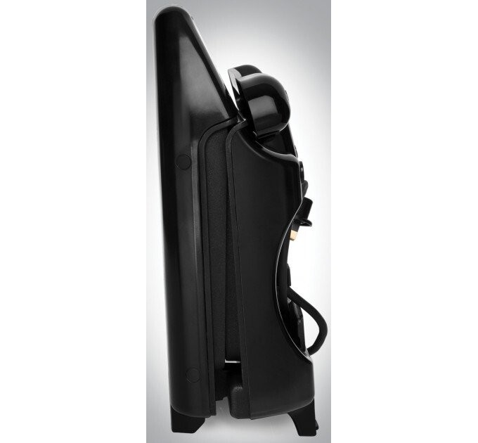 Гриль Russell Hobbs прижимной Family SteelGrill 1650Вт, темп. режимов-1, металл, крассно-черный