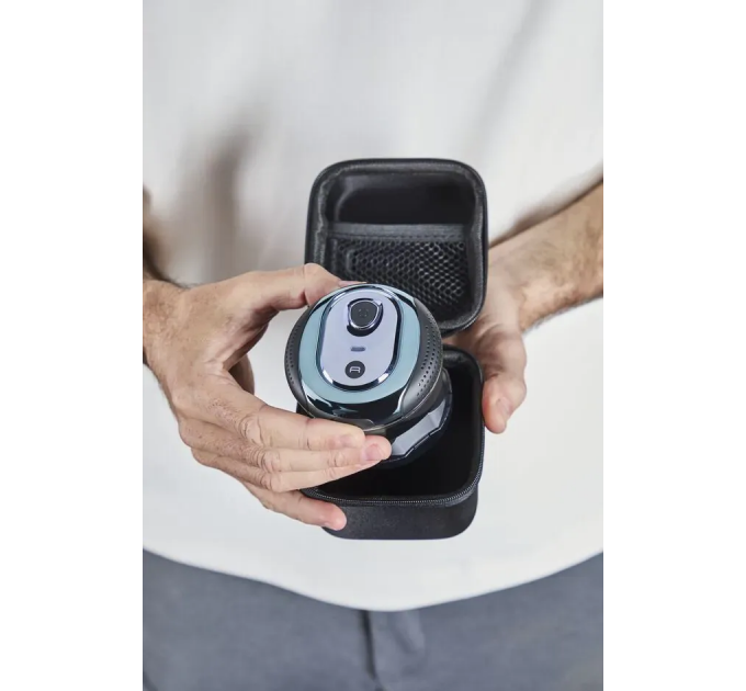 Бритва електр. для голови Rowenta роторна Gentle Bald, бритв.головок-5, Li-Ion, сух.+волог., чорно-синій