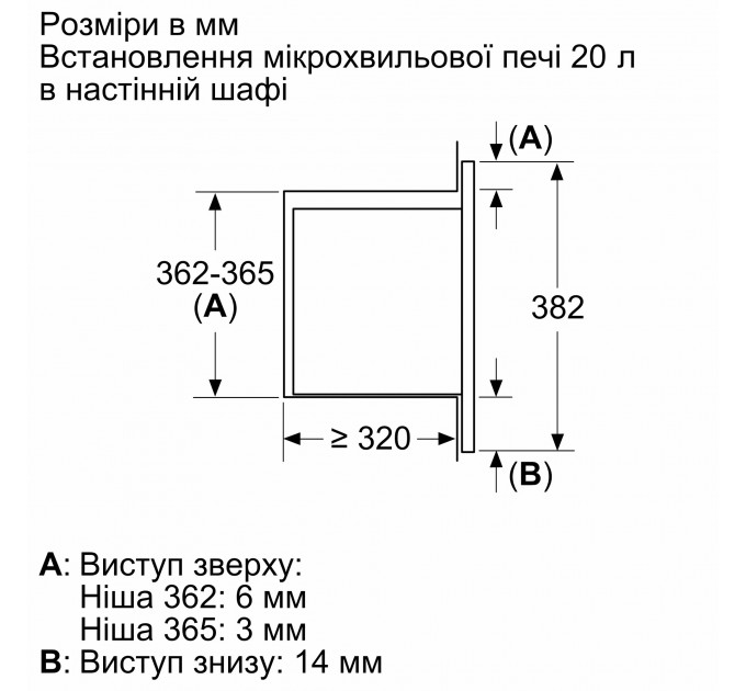 Микроволновая печь Bosch встраиваемая, 20л, электронное управление, 800Вт, дисплей, черный