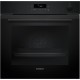 Духовой шкаф Siemens электрический, 71л, A+, пар, дисплей, конвекция, телескопические направляющие, черный