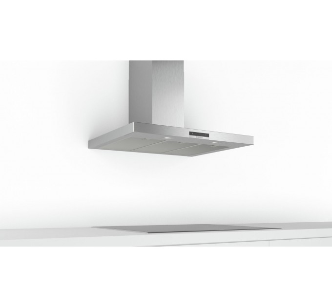 Вытяжка Bosch купольная, 90см, 604м.куб/ч, нерж