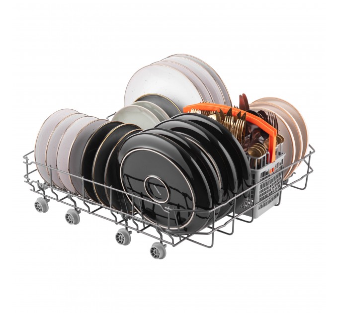 Посудомийна машина ARDESTO, 14компл., А+++, 60см, дисплей, гігієн.обробка, авт.відкр.дверей, сріблястий