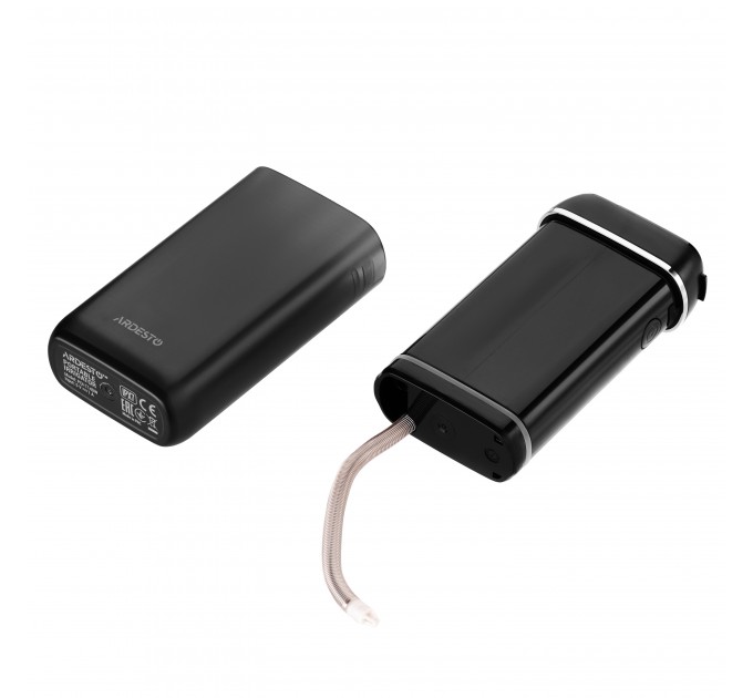 Ирригатор ARDESTO портативний, чаша 140 мл, Li-ion аккум. в компл., чорний