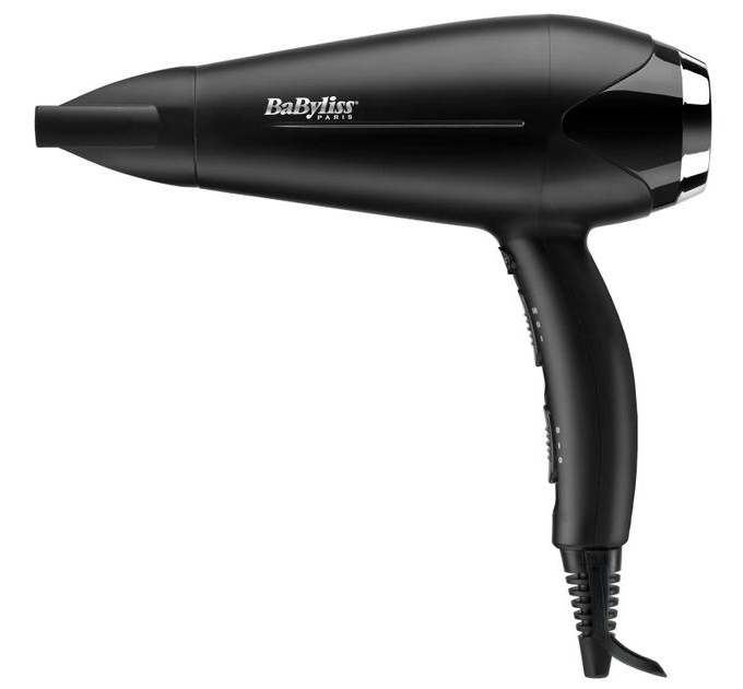 Фен Babyliss Turbo Smooth, 2200Вт, 3 режими, дифузор, іоніз-я, хол. обдув, чорний