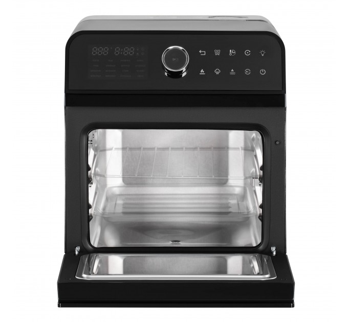 Мультипеч ARDESTO, 2250Вт, объем-15л, сенсорне керування, функция приготовления на пару, 40-220°C, метал/пластик, бело-черный