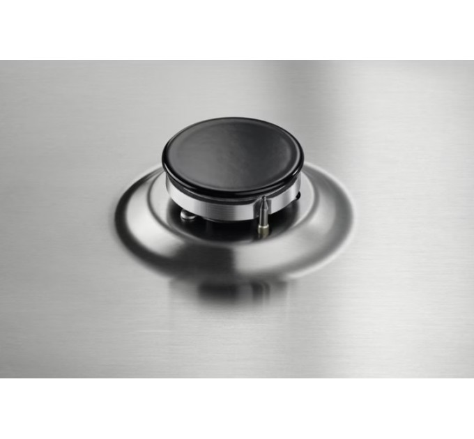 Варильна поверхня Electrolux газова, 30см, чавун, Доміно, нерж