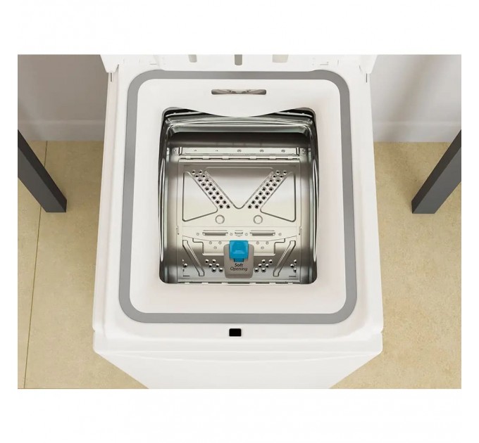 Стиральная машина Whirlpool вертикальная, 6,5кг, 1200, С, 60см, дисплей, инвертор, белый