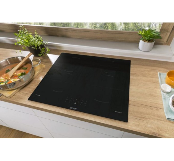 Варочная поверхность Gorenje индукционная, 60см, PowerBoost, TouchControl, черный