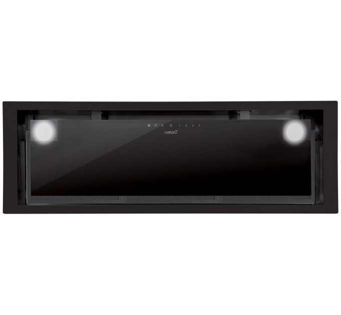 Вытяжка Cata встраиваемая, 80см, 1200м.куб/ч, Gc Dual 75 bk, черный