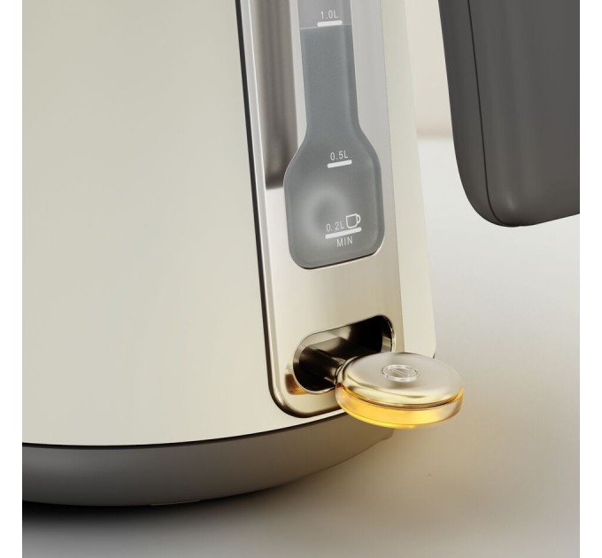 Электрочайник Tefal Collection 1.7л, Strix, нерж. сталь, белый