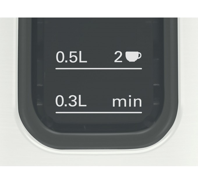 Электрочайник Bosch, 1.7л, металл, белый