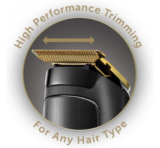 Тример Remington T-Series, для бороди і вусів, акум., роторний мотор, насадок-12, сталь, чорний