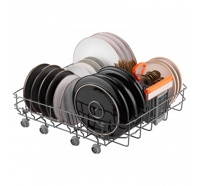 Посудомоечная машина ARDESTO встраиваемая, 15компл., А+++, 60см, дисплей, 3я корзина, гигиен.обработка, авт.откр.двери, черный