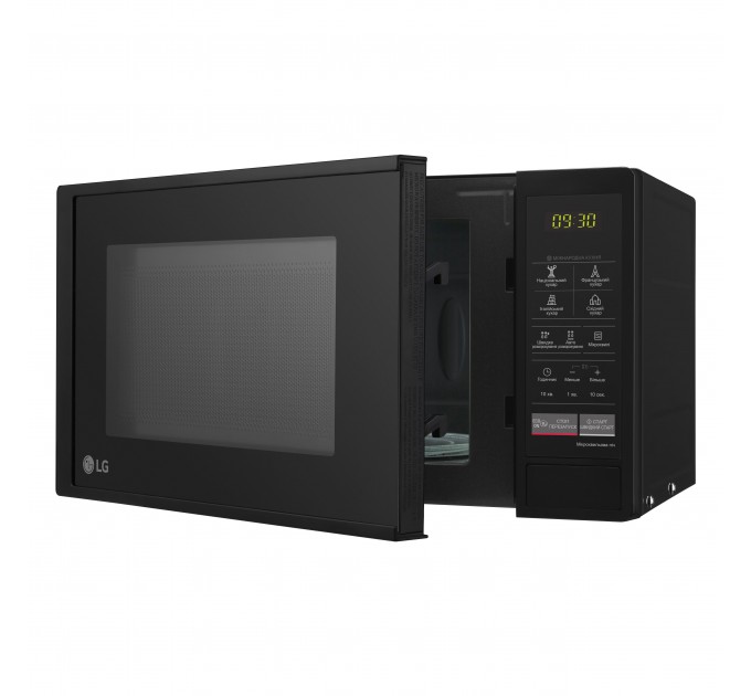 Микроволновая печь LG, 20л, электр. управл., 700Вт, дисплей, черный