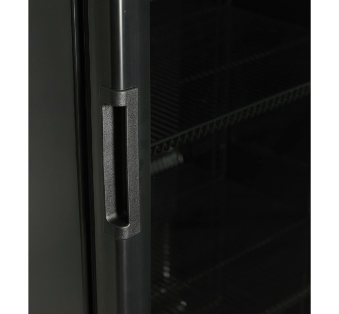 Холодильна вітрина Snaige, 173x60х60, 350л, полок - 5, зон - 1, бут-154, 1дв., ST, чорний