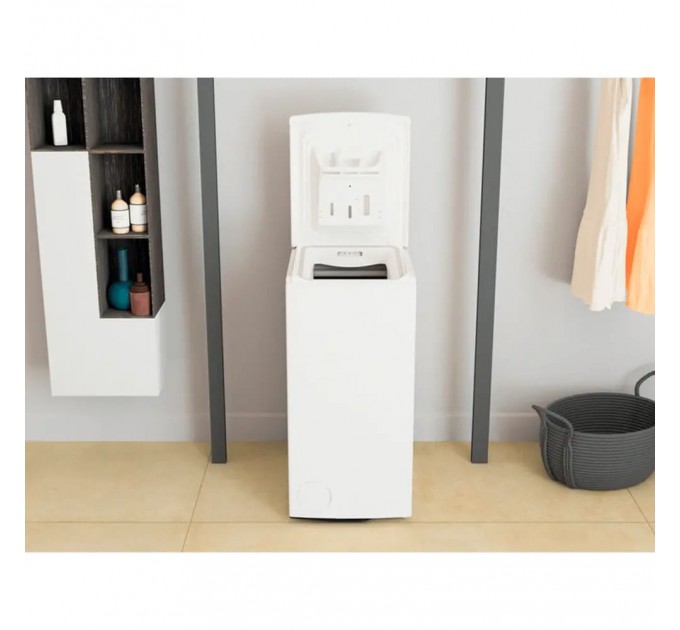 Стиральная машина Whirlpool вертикальная, 6,5кг, 1200, С, 60см, дисплей, инвертор, белый