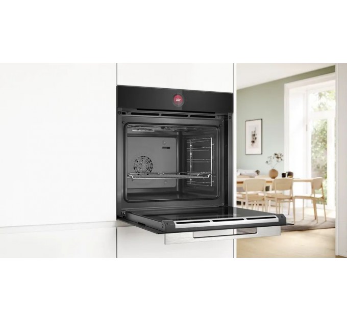 Духова шафа Bosch електрична, 71л, A+, дисплей, конвекція, чорний