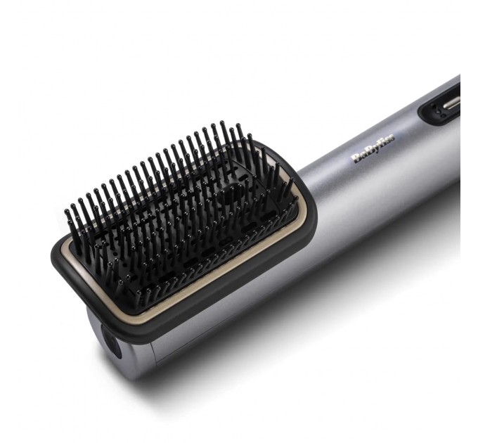 Фен-щітка Babyliss Limited Edition SilverGold, 1600Вт, 4 режими, іоніз-я, хол. обдув, кераміка, сірий