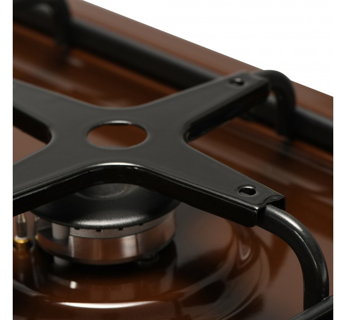 Плита ARDESTO газовая, 50л, 50x60см, електроподжиг, форсунки LPG (подключение газового баллона), коричневый