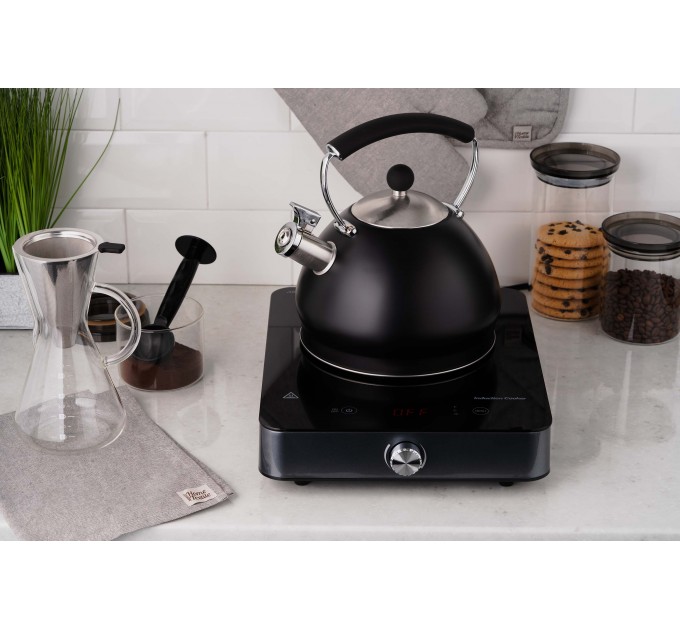 Плитка настільна ARDESTO індукційна, конфорок - 1 на 1.8кВт, керування - сенсорне, таймер, чорний