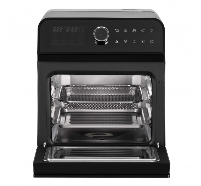 Мультипеч ARDESTO, 2250Вт, объем-15л, сенсорне керування, функция приготовления на пару, 40-220°C, метал/пластик, бело-черный