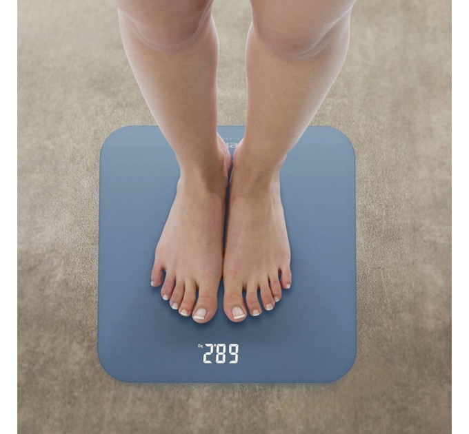 Весы Tefal напольные Classic, 180кг, AAAx3 в компл, стекло, темно-синий