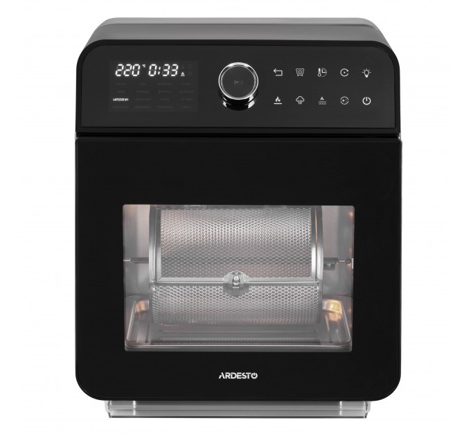 Мультипеч ARDESTO, 2250Вт, объем-15л, сенсорне керування, функция приготовления на пару, 40-220°C, метал/пластик, бело-черный
