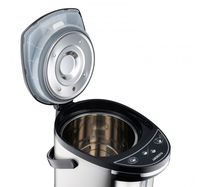 Термопот ARDESTO 5л, нержавіюча сталь+пластик, сіро-чорний