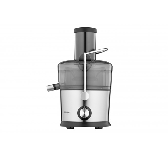 Соковыжималка ARDESTO центробежная 1100Вт, чаша-1л, пластик/металл, серебристо-черный