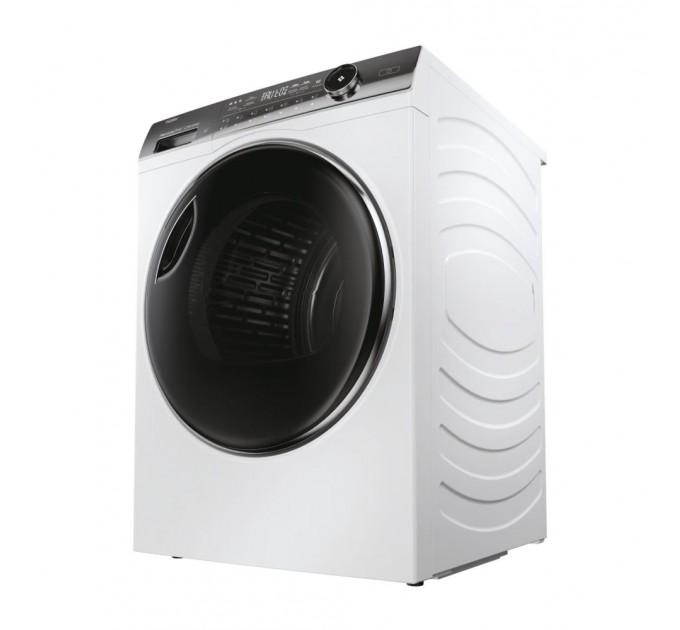 Сушильная машина Haier тепловой насос, 9кг, A+++, 59,5см, дисплей, пар, белый