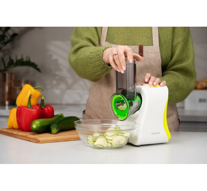 Мультирезка ARDESTO, 200Вт, 4 насадки, корпус-пластик, белый