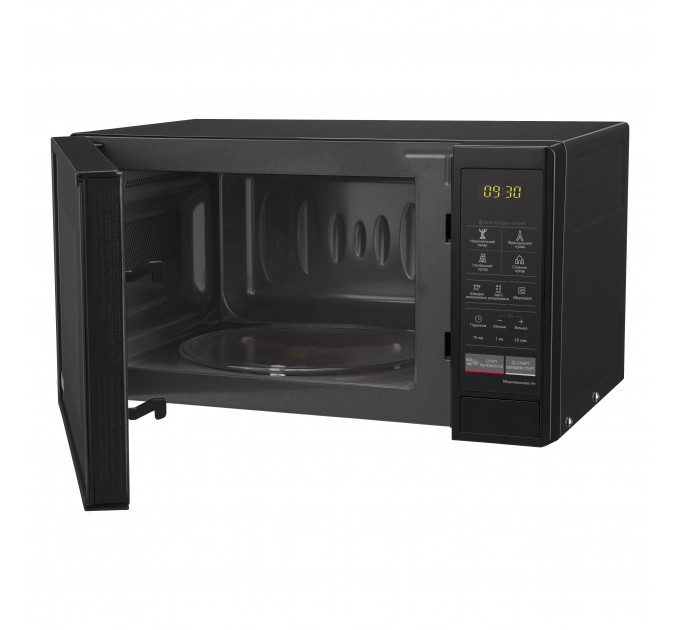 Микроволновая печь LG, 20л, электр. управл., 700Вт, дисплей, черный