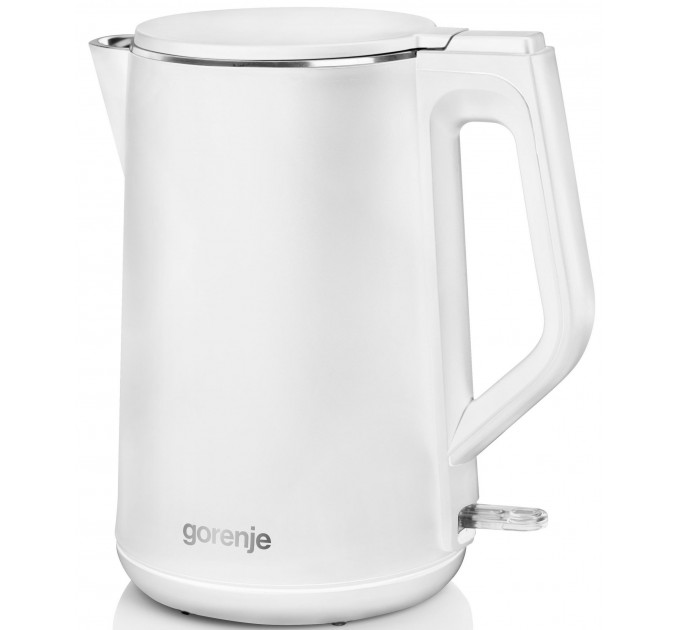 Електрочайник Gorenje 1.5л, пластик, білий матовий