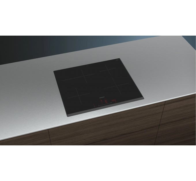 Варочная поверхность Siemens индукционная, 60см, расширенная зона, черный