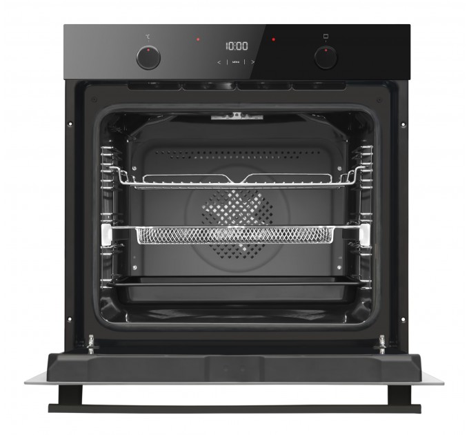Духовой шкаф Hansa электрический, 77л, А, дисплей, конвекция, черный