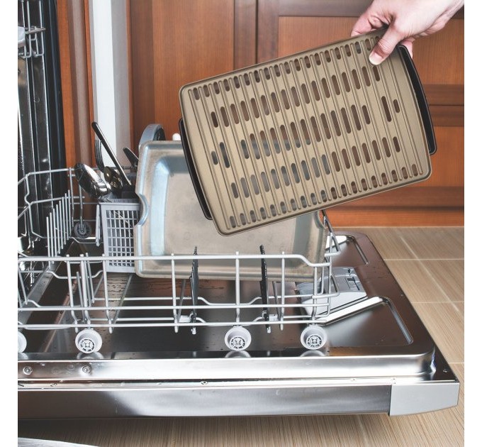 Гриль George Foreman барбекю Smokeless BBQ Grill 1606Вт, темп. режимов-3, съёмные пластины, пластик, черный