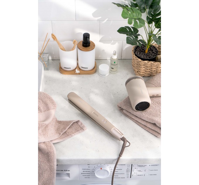 Выпрямитель ARDESTO Pearl Cream, 50Вт, 140-230C, керамика, бежевый